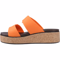 ) Crocs Brooklyn Buckle Women's Topaz Wedges - Brown, 5 (Adults'