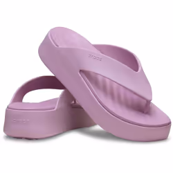 ) Crocs Getaway Platform Thermoplastic Women's Hydrangea Sandals - Purple, 5 (Adults'