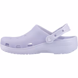 ) Crocs Classic Frosted Thermoplastic Purple Moon Clogs - Purple, 3 (Adults'