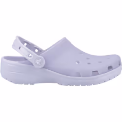 ) Crocs Classic Frosted Thermoplastic Purple Moon Clogs - Purple, 5 (Adults'