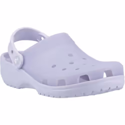 ) Crocs Classic Frosted Thermoplastic Purple Moon Clogs - Purple, 8 (Adults'