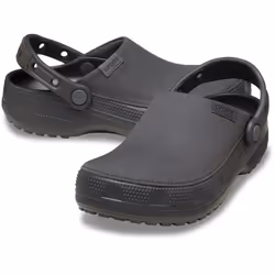 ) Crocs Classic Crafted Cotton Black Sand Clogs - Black, 8 (Adults' - Additional view 2