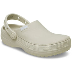 ) Crocs Classic Crafted Cotton Stucco Clogs - White, 8 (Adults'