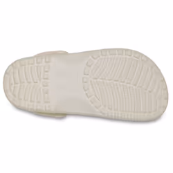 ) Crocs Classic Crafted Cotton Stucco Clogs - White, 8 (Adults'
