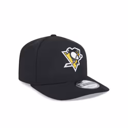 New Era NHL 9FIFTY A-Frame Adjustable Snapback Hat Cap One Size (US  Alpha  One Size  Pittsburgh Penguins - Black)