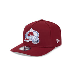 New Era NHL 9FIFTY A-Frame Adjustable Snapback Hat Cap One Size (US  Alpha  One Size  Colorado Avalanche - Maroon)