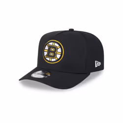 New Era NHL 9FIFTY A-Frame Adjustable Snapback Hat Cap One Size (US Alpha One Size Boston Bruins - Black)