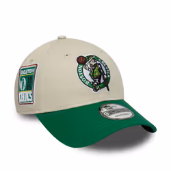 Boston Celtics NBA Contrast Patch Cream 9FORTY Adjustable Cap