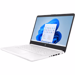 HP 14s-dq0508na Intel® Celeron® N4120 Laptop 35.6 cm (14") HD 4 GB DDR4-SDRAM 128 GB SSD Wi-Fi 5 (802.11ac) Windows 11 Home in S mode White