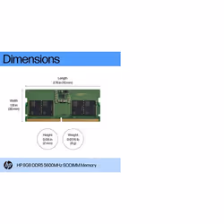 HP 8GB DDR5 5600 SODIMM Memory memory module - Additional view 4