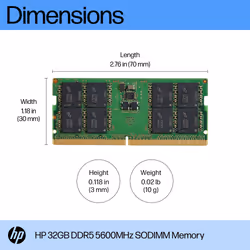 HP 32GB DDR5 5600 SODIMM Memory - Additional view 5