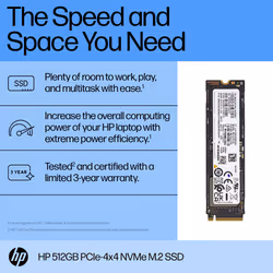 HP 512GB PCIe-4x4 NVMe Solid State Drive - Additional view 5