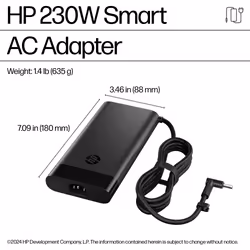 HP 230W Smart AC Adapter - Additional view 4