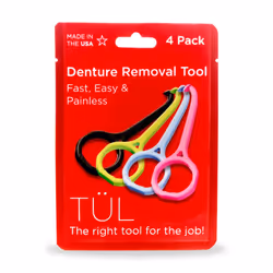 Denture Removal Tool | Made in the USA | Variety 4 Pack | Top Denture Accessories