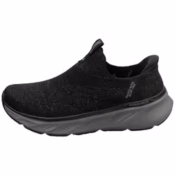 Skechers Slip-ins Edgeride Mens Slip On Trainers in Black Charcoal - 11