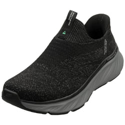 Skechers Slip-ins Edgeride Mens Slip On Trainers in Black Charcoal - 12