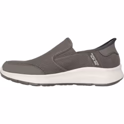 ) Skechers Equalizer 5.0 Drayze Polyester Men's Taupe Trainers - Brown, 12 (Adults'