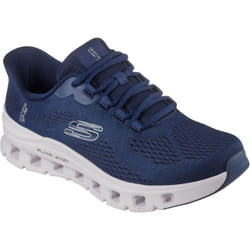 ) Skechers Glide-Step Pro Elron Textile Men's Navy Trainers - Blue, 7 (Adults'