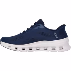 ) Skechers Glide-Step Pro Elron Textile Men's Navy Trainers - Blue, 10 (Adults'