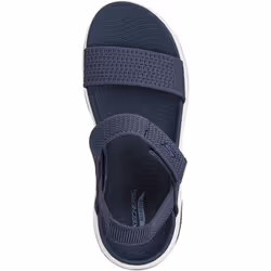 ) Skechers Go Walk Arch Fit 2.0 Textile Women's Navy Sandals - Blue, 6 (Adults'