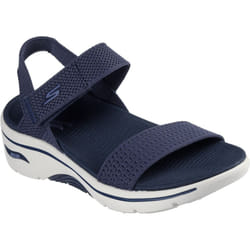 ) Skechers Go Walk Arch Fit 2.0 Textile Women's Navy Sandals - Blue, 7 (Adults'