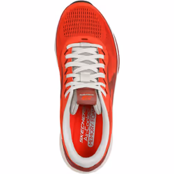 ) Skechers Vertex Spyre Polyester Men's Orange Trainers - Orange, 8 (Adults'