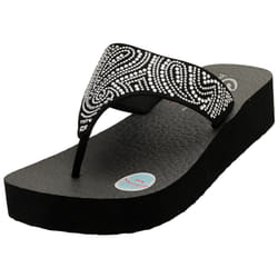 Skechers Cali Vinyasa Womens Walking Sandals in Black - 5