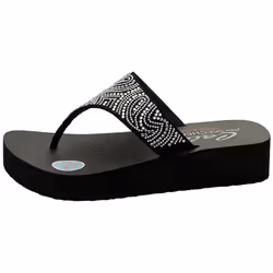 Skechers Cali Vinyasa Womens Walking Sandals in Black - 5
