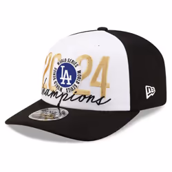 New Era LA Los Angeles Dodgers 9SEVENTY 2024 World Series Champions Gold Patch Snapback Cap  Adjustable Hat