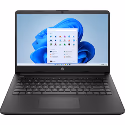 HP Laptop 14s-dq0000sa, Intel® Celeron®, 1.1 GHz, 35.6 cm (14"), 1366 x 768 pixels, 4 GB, 64 GB