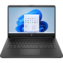 HP Laptop 14s-dq0000sa Intel® Celeron® N4120 35.6 cm (14") HD 4 GB DDR4-SDRAM 64 GB eMMC Wi-Fi 5 (802.11ac) Windows 11 Home in S mode Black