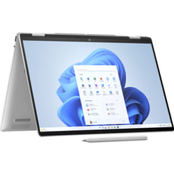 HP ENVY x360 16-ac0012na Intel Core Ultra 5 125U Hybrid (2-in-1) 40.6 cm (16") Touchscreen 2K 16 GB LPDDR5-SDRAM 1 TB SSD Wi-Fi 7 (802.11be) Windows 11 Home Silver