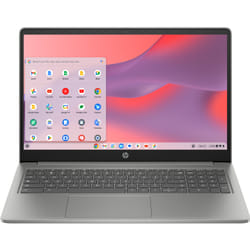 HP Chromebook 15a-nb0504sa Intel® N N100 39.6 cm (15.6") Full HD Wi-Fi 6 (802.11ax) Silver