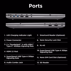 HP ZBook Power G11 Intel Core Ultra 9 185H Mobile workstation 40.6 cm (16") WUXGA 32 GB DDR5-SDRAM 1 TB SSD NVIDIA RTX 3000 Ada Wi-Fi 6E (802.11ax) Windows 11 Pro Silver - Additional view 4
