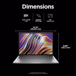 HP ZBook Power G11 Intel Core Ultra 9 185H Mobile workstation 40.6 cm (16") WUXGA 32 GB DDR5-SDRAM 1 TB SSD NVIDIA RTX 3000 Ada Wi-Fi 6E (802.11ax) Windows 11 Pro Silver - Additional view 5