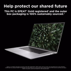 HP ZBook Studio G11 Intel Core Ultra 7 155H Mobile workstation 40.6 cm (16") WQUXGA 32 GB DDR5-SDRAM 1 TB SSD NVIDIA RTX 2000 Ada Wi-Fi 7 (802.11be) Windows 11 Pro Grey - Additional view 8