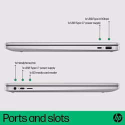 HP Chromebook 15a-nb0006na Intel® N N100 39.6 cm (15.6") HD Wi-Fi 6 (802.11ax) Silver - Additional view 4