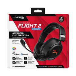 HyperX Cloud Flight 2 Headset over-ear gaming Bluetooth Black