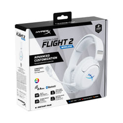 HyperX Cloud Flight 2 Headset over-ear gaming Bluetooth White