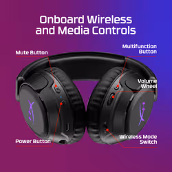HyperX Cloud Flight 2 Headset over-ear gaming Bluetooth White - Additional view 5