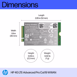 HP 4G LTE-Advanced Pro Cat19 WWAN Internal