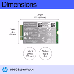 HP 5G Sub-6 WWAN Internal