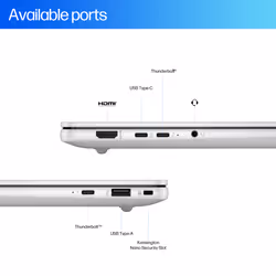 HP G1a Laptop Ryzen AI 7 PRO 360 14 inch 32 GB RAM 512 GB SSD WUXGA Windows 11 Pro Silver - Additional view 4