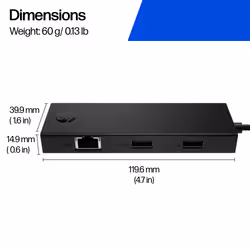 HP Portable USB-C Hub - Additional view 3