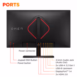 HP OMEN 24.5inch FHD 360Hz Gaming Monitor - OMEN 25 - Additional view 5