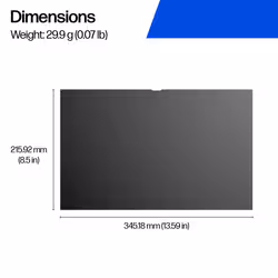 HP 16-inch Widescreen Laptop Privacy Filter - Additional view 4