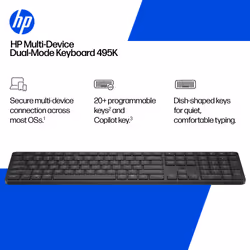 HP 495K Multi-Device Dual-Mode Keyboard - Additional view 3
