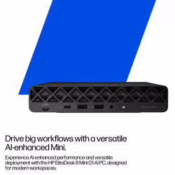 HP EliteDesk 8 Mini G1i Intel Core Ultra 5 235T 16 GB DDR5-SDRAM 512 GB SSD Windows 11 Pro Mini PC AI PC Black - Additional view 6