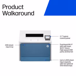 HP LaserJet Enterprise 4701dn Color Printer - Additional view 3