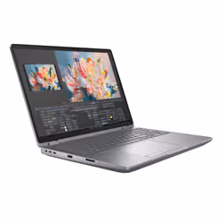 HP ZBook Fury G1i 16 inch Mobile Workstation PC Wolf Pro Security Edition Intel Core Ultra 7 255HX 40.6 cm (16") WUXGA 32 GB DDR5-SDRAM 1 TB SSD NVIDIA RTX PRO 1000 Blackwell Wi-Fi 7 (802.11be) Windows 11 Pro AI Workstation, AI PC Silver - Additional view 2